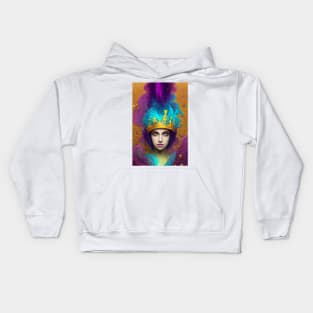 Glitter Queen 06 Kids Hoodie